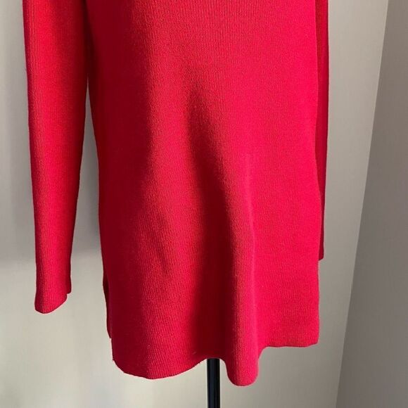 J. JILL Cowl Neck Sweater Red XS - Picture 3 of 9